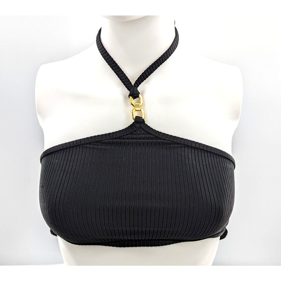 River Island Other - River Island Swim Black Bikini Halter Top